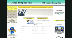 Desktop Screenshot of officesuppliesplus.org